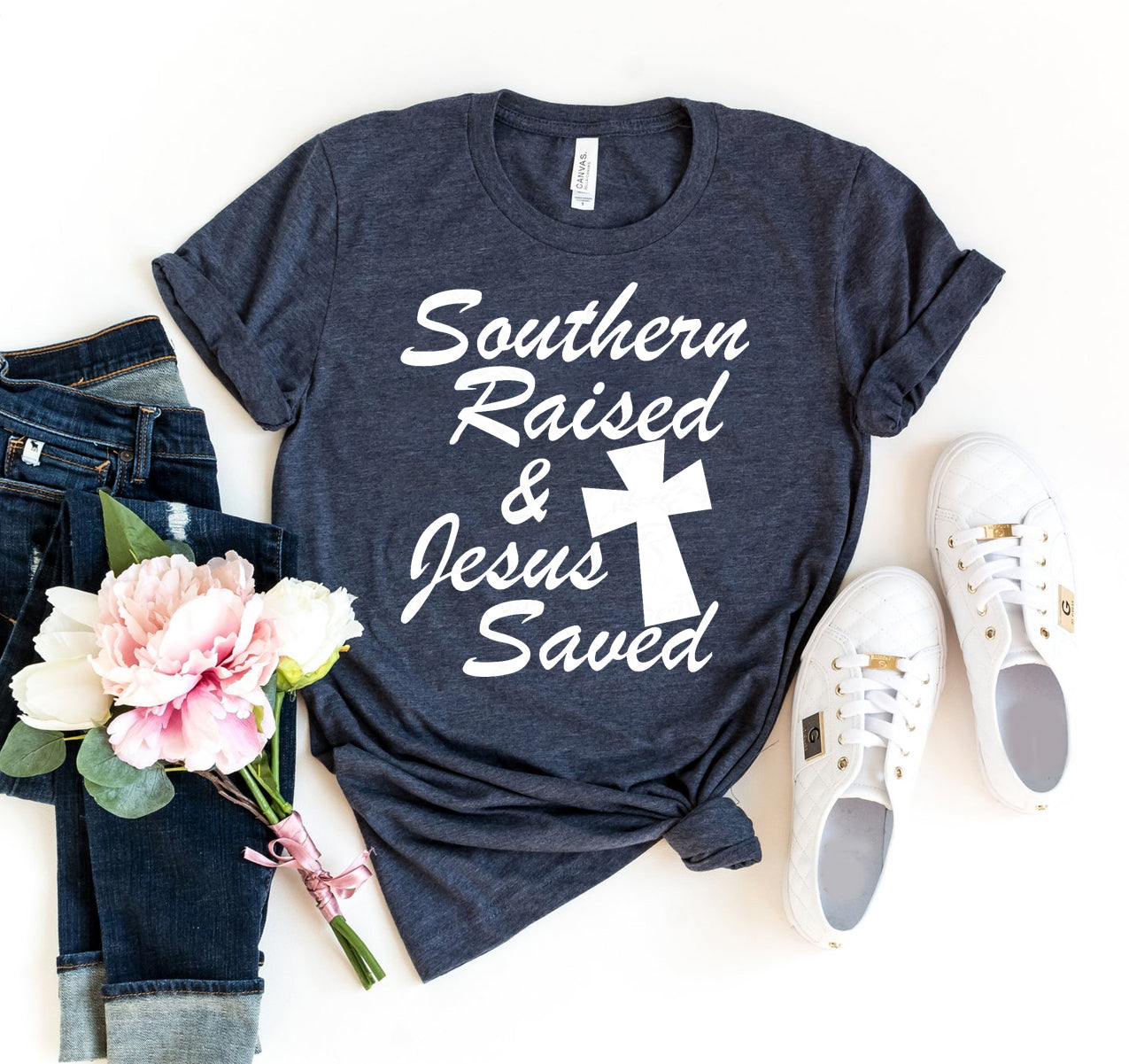 Southern Raised & Jesus Saved T-shirt